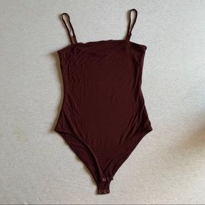Burgundy bodysuit